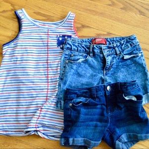 *3 items for $20* Girls July 4th mixed lot